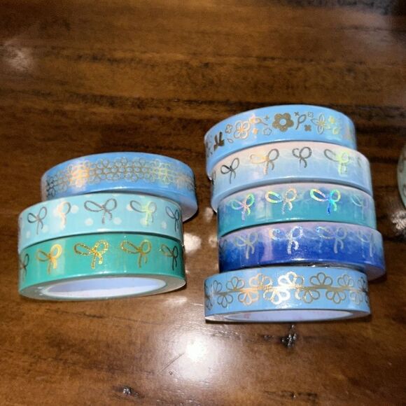 Simply Gilded 16 NEW Washi tapes Different colors and sizes - Picture 2 of 10